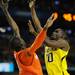 Michigan junior Tim Hardaway Jr. shoots around Syracuse junior Baye Moussa Keita during the second half at the Final Four in Atlanta on Saturday, April 6, 2013. Melanie Maxwell I AnnArbor.com